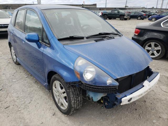 JHMGD38667S033191 - 2007 HONDA FIT S ლურჯი ფოტო 1