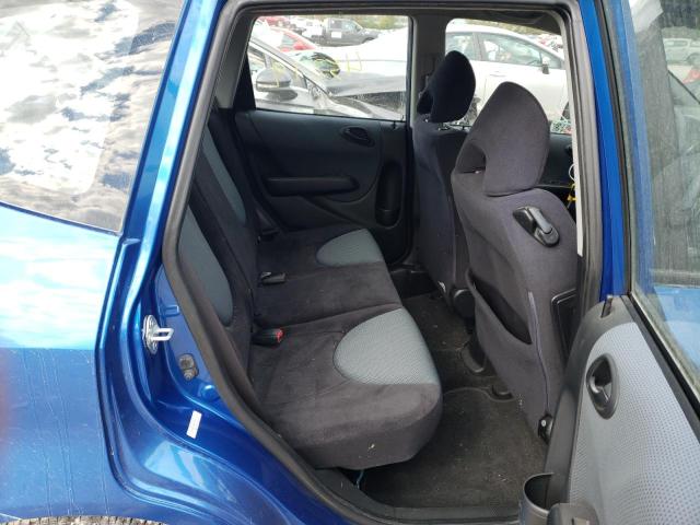 JHMGD38667S033191 - 2007 HONDA FIT S BLUE photo 6