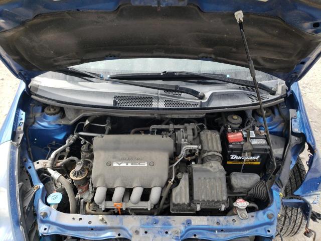 JHMGD38667S033191 - 2007 HONDA FIT S ლურჯი ფოტო 7