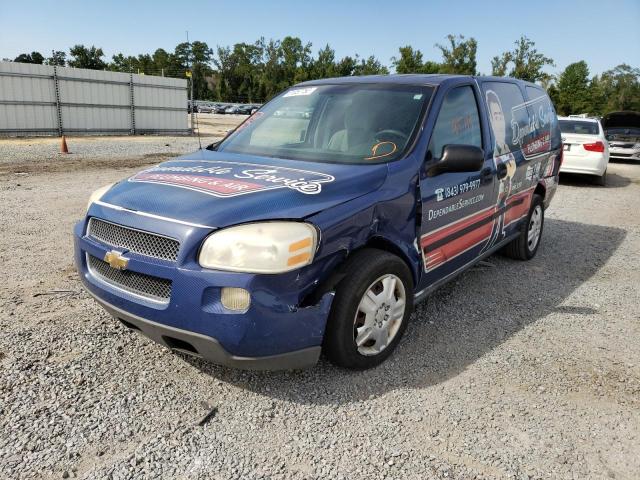 1GBDV13168D183698 - 2008 CHEVROLET UPLANDER I BLUE photo 2