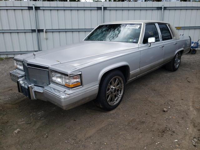 1G6DW5471LR708023 - 1990 CADILLAC BROUGHAM SILVER photo 2