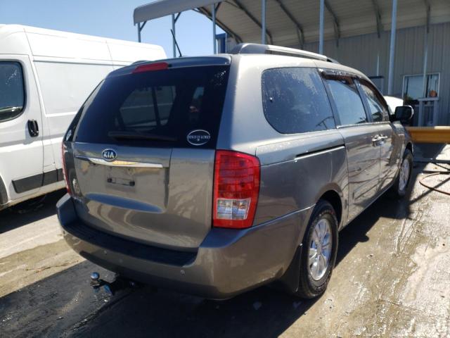 KNDMG4C76C6429514 - 2012 KIA SEDONA LX GRAY photo 4