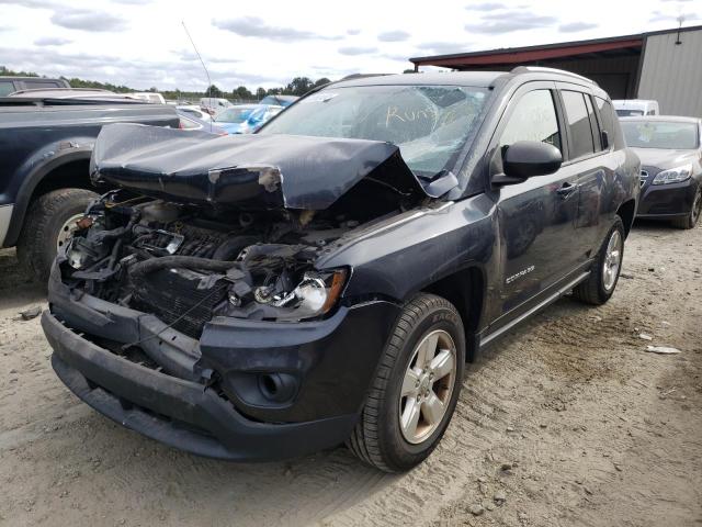 1C4NJCBAXED619375 - 2014 JEEP COMPASS SP BLUE photo 2