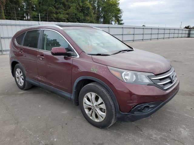 5J6RM3H7XDL021841 - 2013 HONDA CR-V EXL RED photo 1