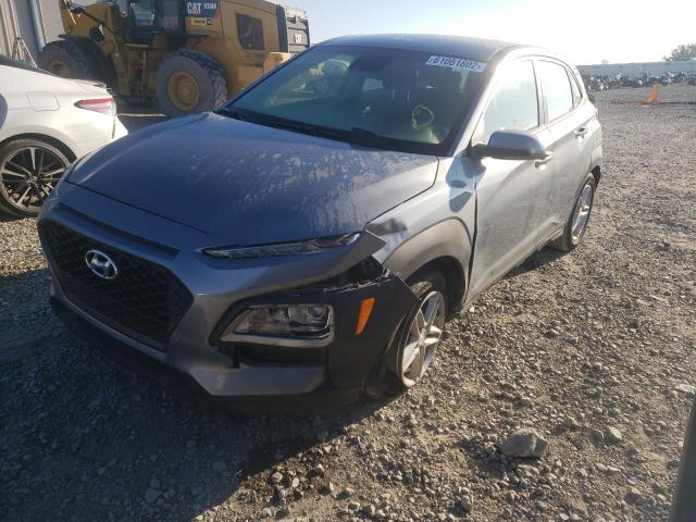 KM8K12AA4KU374885 - 2019 HYUNDAI KONA SE GRAY photo 2