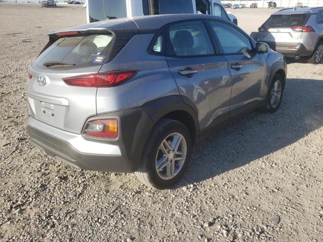 KM8K12AA4KU374885 - 2019 HYUNDAI KONA SE GRAY photo 4