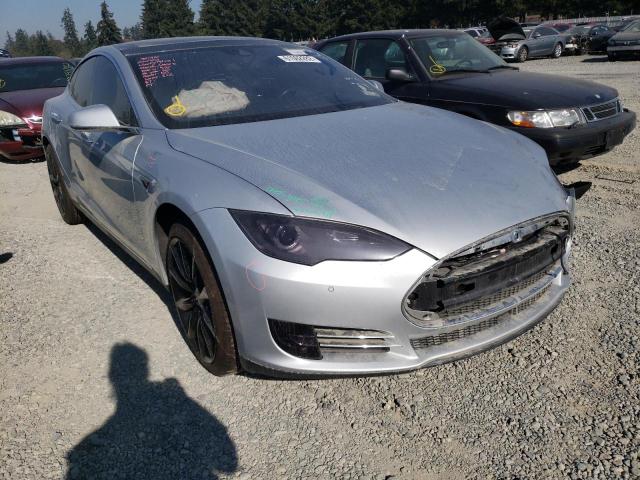 5YJSA1E22GF131660 - 2016 TESLA MODEL S SILVER photo 1