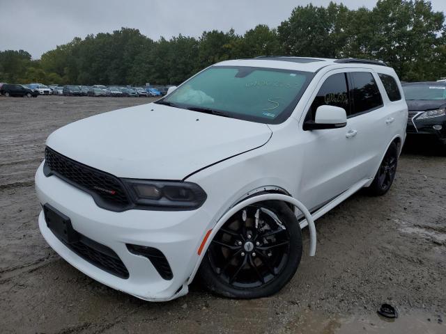 1C4RDJDG4MC****** - 2021 DODGE DURANGO GT WHITE photo 2