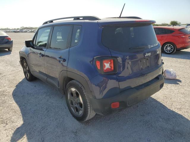 ZACCJAAT2GPE02924 - 2016 JEEP RENEGADE S ლურჯი ფოტო 3