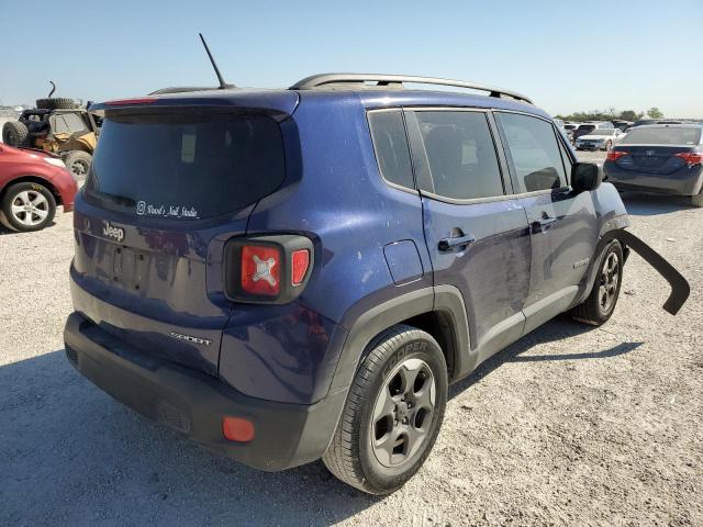 ZACCJAAT2GPE02924 - 2016 JEEP RENEGADE S ლურჯი ფოტო 4