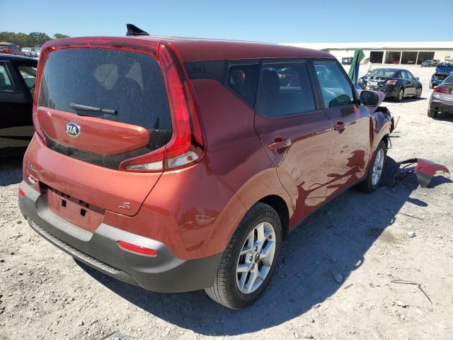 KNDJ23AU7M7785356 - 2021 KIA SOUL LX RED photo 4