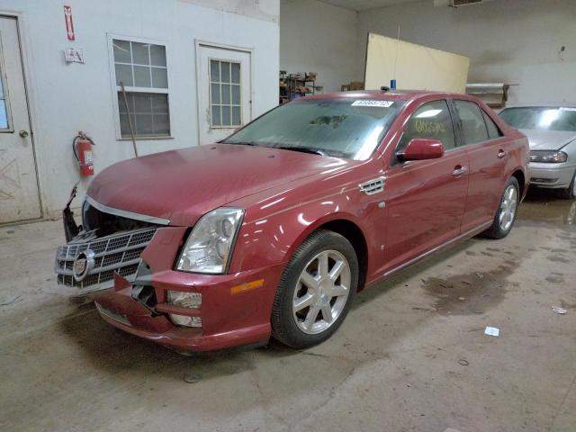 1G6DW67V880112189 - 2008 CADILLAC STS RED photo 2