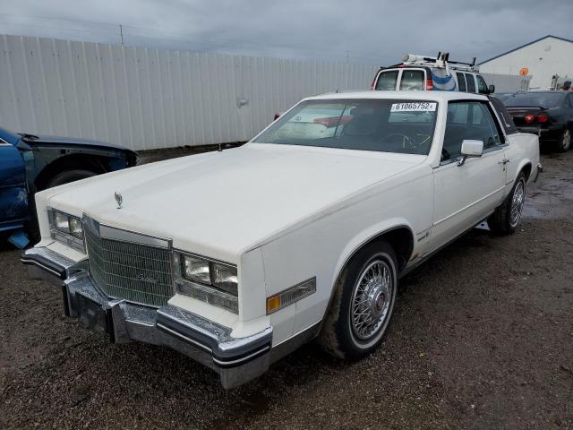 1G6EL5785FE600758 - 1985 CADILLAC ELDORADO WHITE photo 2