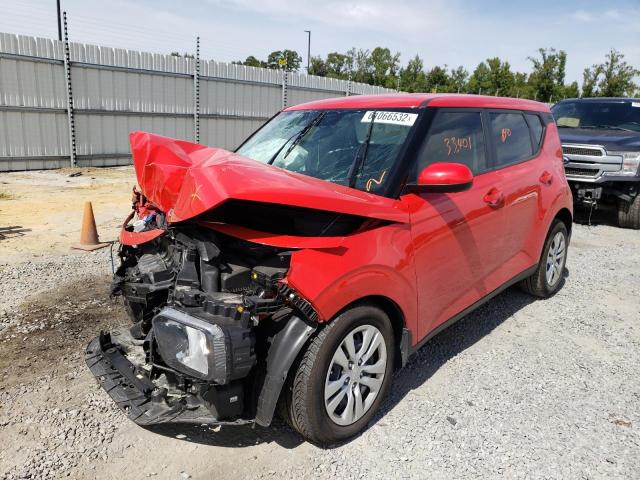 KNDJ23AU7L7702667 - 2020 KIA SOUL LX RED photo 2