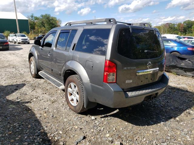 5N1AR18B58C649336 - 2008 NISSAN PATHFINDER GRAY photo 3