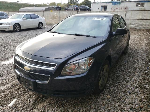 1G1ZB5E02CF222895 - 2012 CHEVROLET MALIBU LS BLACK photo 2