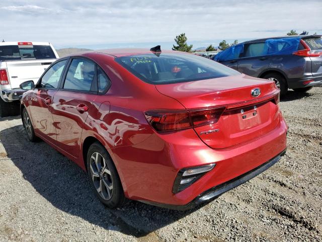 3KPF24AD0LE201289 - 2020 KIA FORTE FE RED photo 3