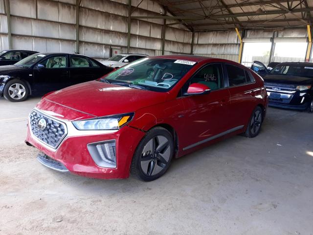 KMHC85LC6LU206117 - 2020 HYUNDAI IONIQ SEL RED photo 2