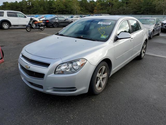 1G1ZC5EU4BF292851 - 2011 CHEVROLET MALIBU 1LT 银色 照片 2