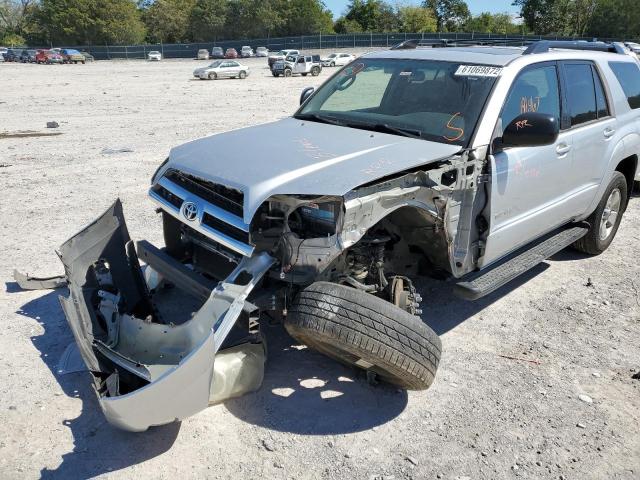 JTEBU14R758041726 - 2005 TOYOTA 4 RUNNER SILVER photo 9