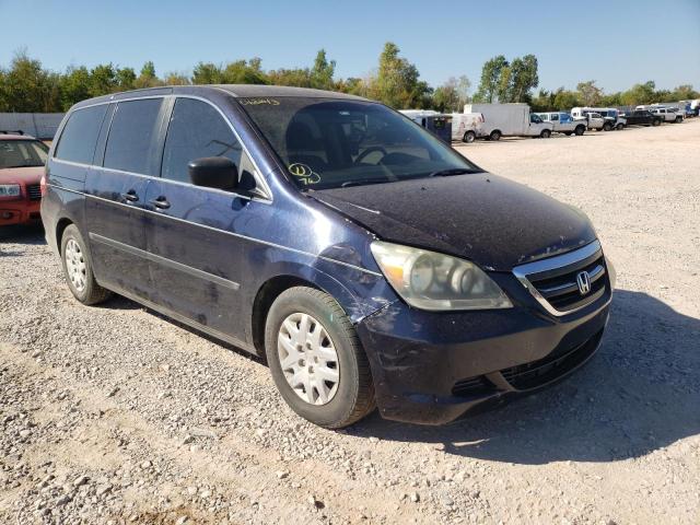 5FNRL38277B063243 - 2007 HONDA ODYSSEY LX BLUE photo 1