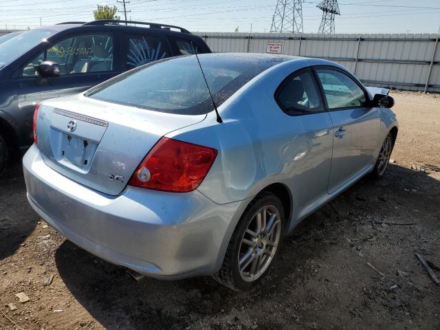 JTKDE167250025530 - 2005 TOYOTA SCION TC 蓝色 照片 4