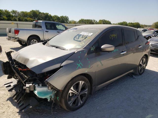 1N4AZ1CV5MC551123 - 2021 NISSAN LEAF SV GRAY photo 2