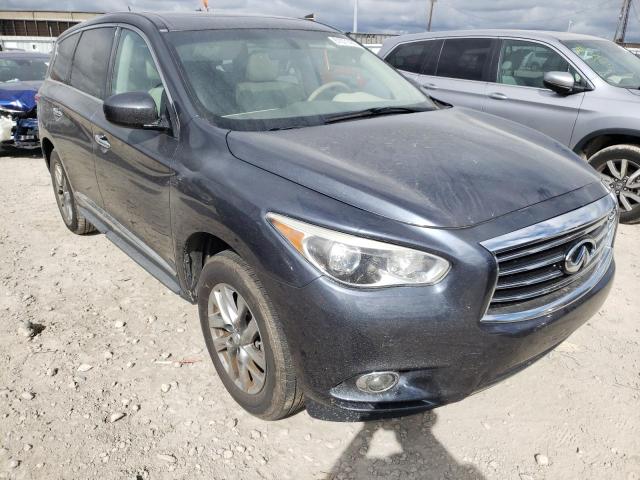 5N1AL0MN2DC332846 - 2013 INFINITI JX35 GRAY photo 1