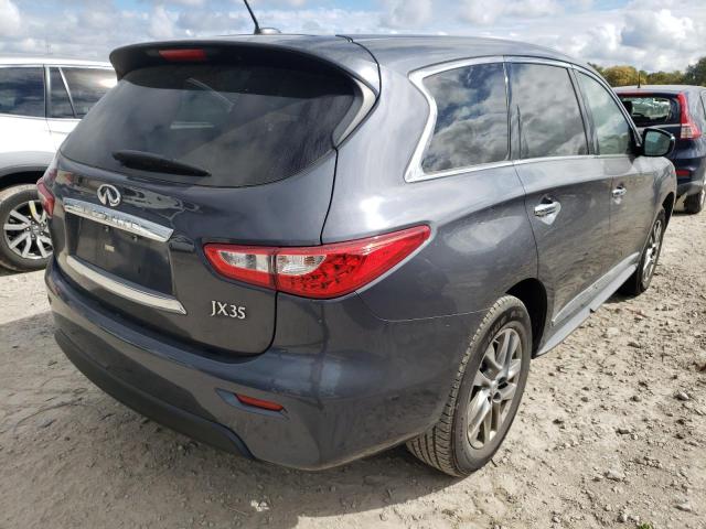 5N1AL0MN2DC332846 - 2013 INFINITI JX35 GRAY photo 4