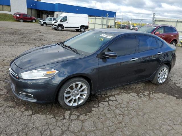 1C3CDFCH5DD319385 - 2013 DODGE DART LIMIT GRAY photo 2