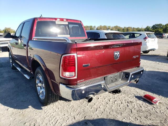 1C6RR7NT0HS580642 - 2017 RAM 1500 LARAM RED photo 3