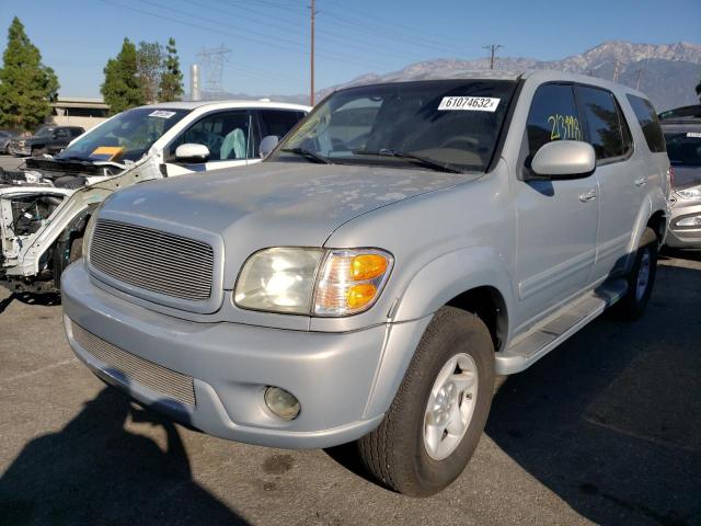 5TDZT34A32S094118 - 2002 TOYOTA SEQUOIA SILVER photo 2