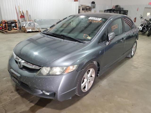 19XFA1F69BE043688 - 2011 HONDA CIVIC LX-S Grafit foto 2