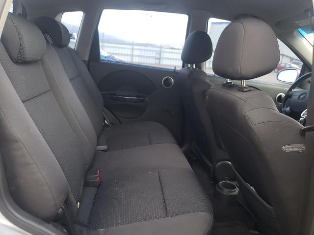 KL1TD66687B739073 - 2007 CHEVROLET AVEO BASE SILVER photo 6