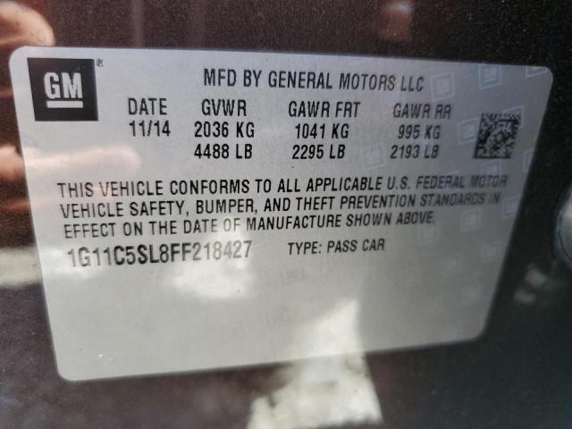 1G11C5SL8FF218427 - 2015 CHEVROLET MALIBU 1LT 棕色 照片 10