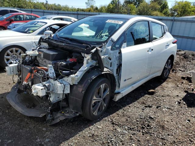 1N4BZ1CP5KC313551 - 2019 NISSAN LEAF S PLU WHITE photo 2