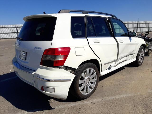 WDCGG8HB9AF430598 - 2010 MERCEDES-BENZ GLK 350 4M WHITE photo 4