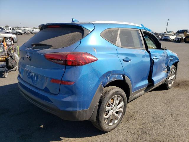 KM8J33A49MU307093 - 2021 HYUNDAI TUCSON LIM BLUE photo 4