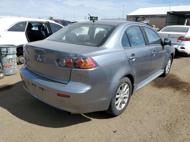 JA32U2FU6GU007569 - 2016 MITSUBISHI LANCER ES GRAY photo 4