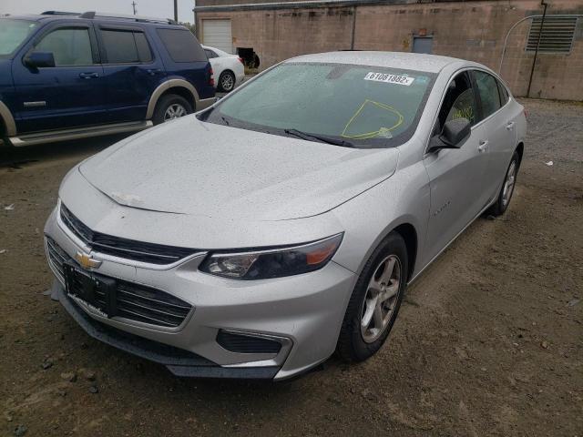 1G1ZB5ST9HF109516 - 2017 CHEVROLET MALIBU LS SILVER photo 2