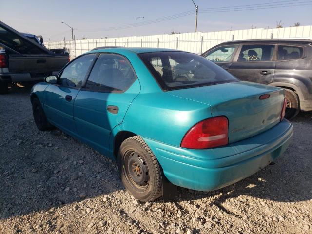 1P3ES47C3WD559602 - 1998 PLYMOUTH NEON HIGHL TURQUOISE photo 3