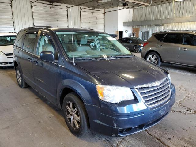 2A8HR54P48R760097 - 2008 CHRYSLER TOWN & COU BLUE photo 1