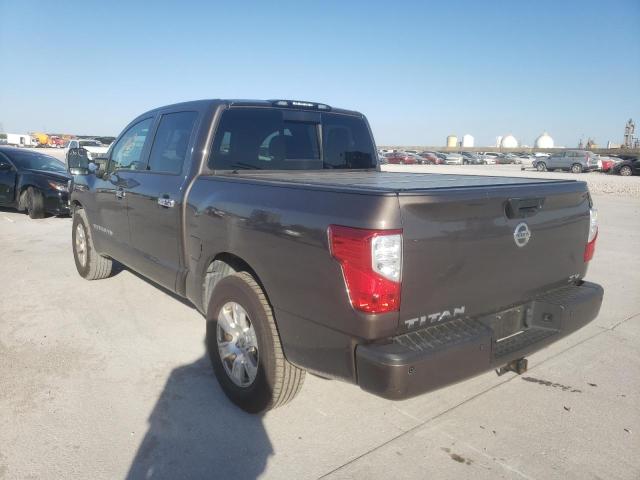 1N6AA1E6XKN522724 - 2019 NISSAN TITAN PLAT GRAY photo 3