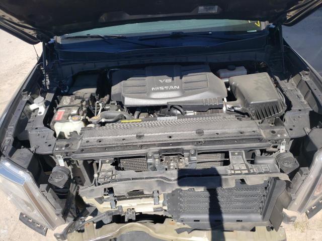 1N6AA1E6XKN522724 - 2019 NISSAN TITAN PLAT GRAY photo 7