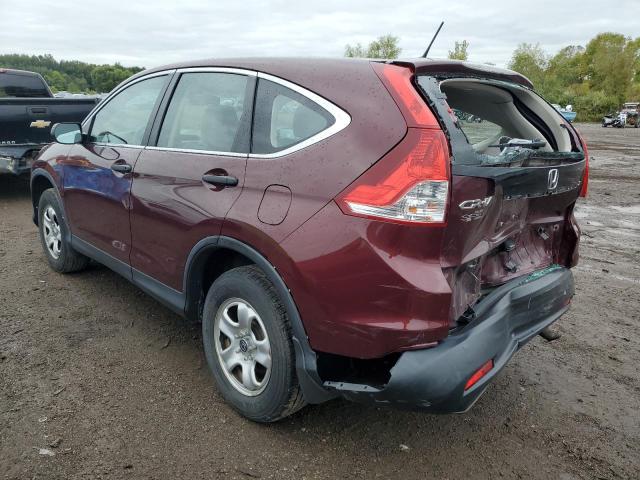 5J6RM4H32EL035592 - 2014 HONDA CR-V LX BURGUNDY photo 3