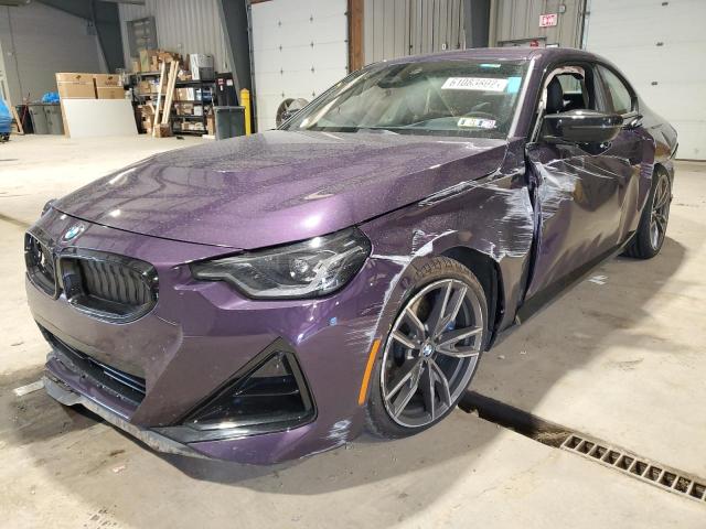 3MW53CM0XN8C35797 - 2022 BMW M240XI PURPLE photo 2