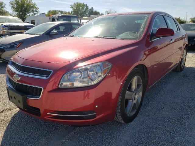 1G1ZC5E0XCF262588 - 2012 CHEVROLET MALIBU 1LT 红色 照片 2