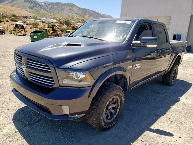 1C6RR7MT4DS671859 - 2013 RAM 1500 SPORT BLUE photo 2