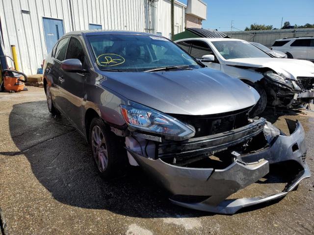 3N1AB7AP6JL631684 - 2018 NISSAN SENTRA GRAY photo 1