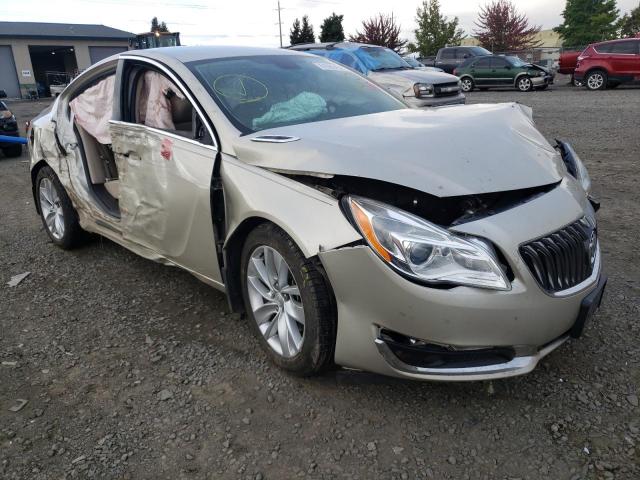 2G4GK5EX9E9209547 - 2014 BUICK REGAL BEIGE photo 1